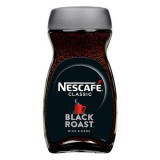 Nescafé Kávé instant nescafe black roast üveges 200g