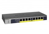 Netgear 8-Port Gigabit Ethernet High-power PoE+ Unmanaged Switch with FlexPoE (123W) GS108PP-100EUS