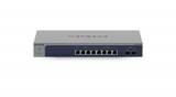 Netgear 8-Port Multi-Gigabit/10g Ethernet Smart Managed Pro Switch with 2 SFP+ Ports (MS510TXM) - Managed - L2+ - 10G Ethernet (100/1000/10000) - Rack mounting