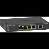 Netgear GS305P Fémházas 5-port Gigabit PoE+ Switch (GS305P-300EUS)