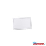 Névkitûzõ 90x56mm, biztosító tûvel és csiptetõvel Bluering(R)