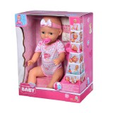 New Born Baby Pisilős baba kiegészítőkkel 43cm - Simba Toys