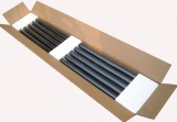 NEW ENERGY 15 db napkollektor vákuumcső 15 db vákuumcsöves Heat Pipe rendszerhez kompletten, Heat-Pipe rézcsővel együtt, 52 mm-es fejjel!
