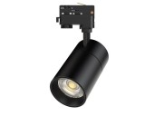 NEW ENERGY AV sínes LED lámpa, fekete színben 30W teljesítménnyel, 4 vezetékes sínhez állítható színhőmérséklet