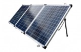 NEW ENERGY CO.,LTD Hordozható napelem kinyitható összecsukható három részes napelemes táska 12V 150W polikristály
