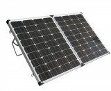 NEW ENERGY CO.,LTD Hordozható napelem kinyitható összecsukható napelemes táska 12V 160W monokristály