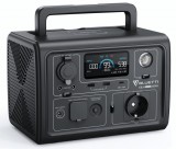 NEW ENERGY Hordozható akkumulátor inverterrel egybeépítve 600W 268Wh napelem powerbank és inverter, Bluetti EB3A mobil erőmű