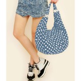 NewChic Pöttyös bevásárló táska-Kék