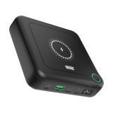 Newell GP12 Power Bank 24000, vezeték nélküli töltés, PD 60W, fekete - NL2680