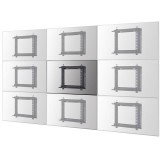 NEWSTAR Neomounts WL95-800BL1 Signage kijelző tartókeret 177,8 cm (70") Fekete (WL95-800BL1)