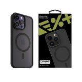 NextOne, iPhone 14 Pro, Fekete, Szilikon, MagSafe, Mobiltelefon tok