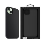 NextOne, iPhone 15 Plus, Fekete, Szilikon, MagSafe, Mobiltelefon tok