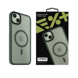 NextOne, iPhone 15 Plus, Pisztáciazöld, Szilikon, MagSafe, Mobiltelefon tok