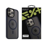 NextOne, iPhone 15 Pro Max, Éjfekete, Szilikon, MagSafe, Mobiltelefon tok