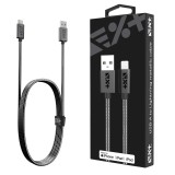 NextOne USB A apa - Lightning apa Adat és töltőkábel 1m - Asztroszürke (LGHT-USBA-MET-SG)