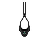 Nexus Forge - állítható, akkus vibrációs lasszó péniszgyűrű (fekete)