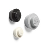 NHG LEGO Fali akasztó szett, fekete, fehér, szürke