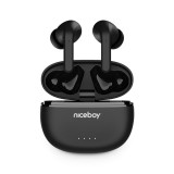 Niceboy HIVE Pins 3 ANC TWS Bluetooth fülhallgató fekete (HIVE-PINS-ANC-3-B) - Fülhallgató