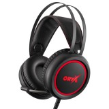 NICEBOY ORYX X210 Donuts Gamer vezetékes fejhallgató mikrofonnal, Fekete (ORYX-X-210-DONUTS) - Fejhallgató