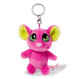 Nici: egér plüss kulcstartó - 10 cm, rózsaszín