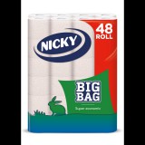 Nicky big bag toalettpapír 48tekercses 2rétegű