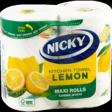 Nicky papírtörlő citromos 2tekercs 2rétegű 90lap