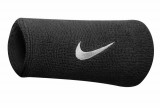 Nike eq Csuklópánt Nike swoosh doublewide wristbands black/white N.NN.05.010.OS