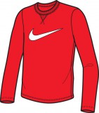 Nike Hosszú ujjú Big swoosh ls tee - fiú 381506-623