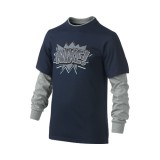 Nike Hosszú ujjú Nike pow 2-in-1 tee yth 506127-451