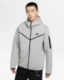 NIKE M NSW TECH FLEECE HOODY FZ WR szürke