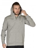 Nike nike club fz hoody-swoosh Végigzippes pulóver 611456-0063