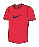 Nike Póló Nike dash big swosh ss top-bk 404325-636