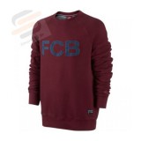Nike Pulóver Nike aw77 fcb cvrt ls crew 576841-677