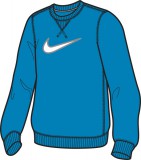 Nike Pulóver Nike ya76 swoosh ft ls crew-bk 445331-497
