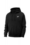 NIKE SPORTSWEAR CLUB FLEECE M FULL-ZIP HOODIE black