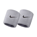 NIKE SWOOSH WRISTBANDS MATTE SILVER/BLACK unisex Csuklópánt