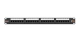 NIKOMAX 24-port Patch Panel 1U Black NMC-RP24UD2-1U-BK