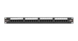 NIKOMAX 24-port Patch Panel 1U Black NMC-RP24UE2-1U-BK