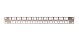NIKOMAX 48-port Patch Panel 1U Grey NMC-RP48-BLANK-1U-MT
