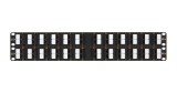 NIKOMAX 48-port Patch Panel 2U Black NMC-RP48UD2-AN-2U-BK