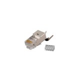 Nikomax Csatlakozó Dugó UTP, CAT6, 8P8C, RJ45, 100 db-os csomag (NMC-RJ88RZ50SE3-T-100) (NMC-RJ88RZ50SE3-T-100)