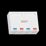 NIKOMAX falon kívüli doboz, 4 portos