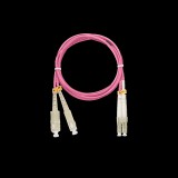 Nikomax NMF-PC2M4C2-SCU-LCU-010 optikai patch kábel SL - LC Duplex 10m - Magenta (NMF-PC2M4C2-SCU-LCU-010)