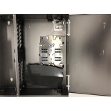 NIKOMAX Optikai falidoboz, 24 portos duplex SC, fekete NMF-WP48SC-IB-BK