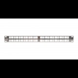 Nikomax patch panel 24 port 1U döntött (NMC-RP24-BLANK-AN-1U-MT) (NMC-RP24-BLANK-AN-1U-MT)