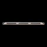 NIKOMAX STP Patch panel, Cat.5e, szerszámmal szerelhető, 0.5U