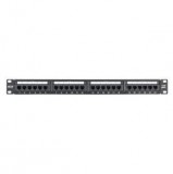 Nikomax UTP patch panel cat.6a 24 port 19" 1U (EC-URP-24-UE2) (EC-URP-24-UE2)