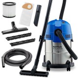 Nilfisk Buddy II 18 Inox Fekete, Rozsdamentes acél 18 L 1200 W