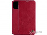 Nillkin álló, bőr hatású, flip tok Apple iPhone 12 Pro Max készülékhez, piros