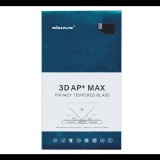 NILLKIN AP+MAX képernyővédő üveg (3D, full glue,teljes felületén tapad, ultravékony,betekintés ellen, 0.23mm, 9H) FEKETE [Apple iPhone 11] (5996457808595) - Kijelzővédő fólia